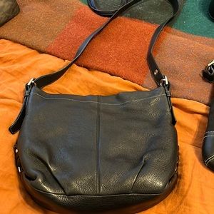 Black coach crossbody - shoulder bag